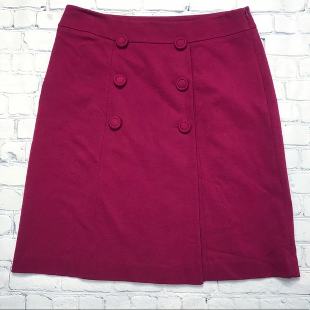 TALBOTS Burgundy Skirt